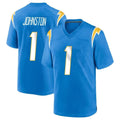 Mdoa LA.Chargers #1 Quentin Johnston Player Blue Home Game Stitched Jerseys