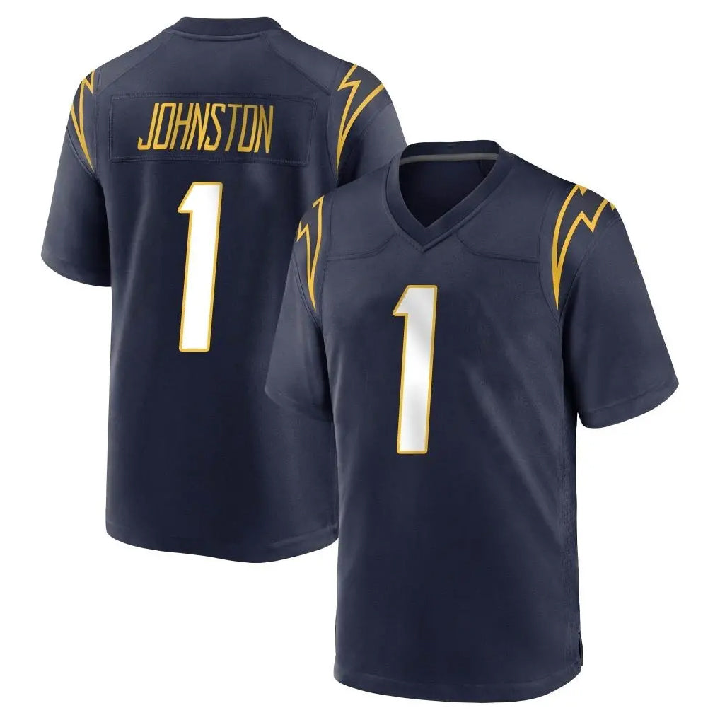 Mdoa LA.Chargers #1 Quentin Johnston Player Navy Home Game Stitched Jerseys
