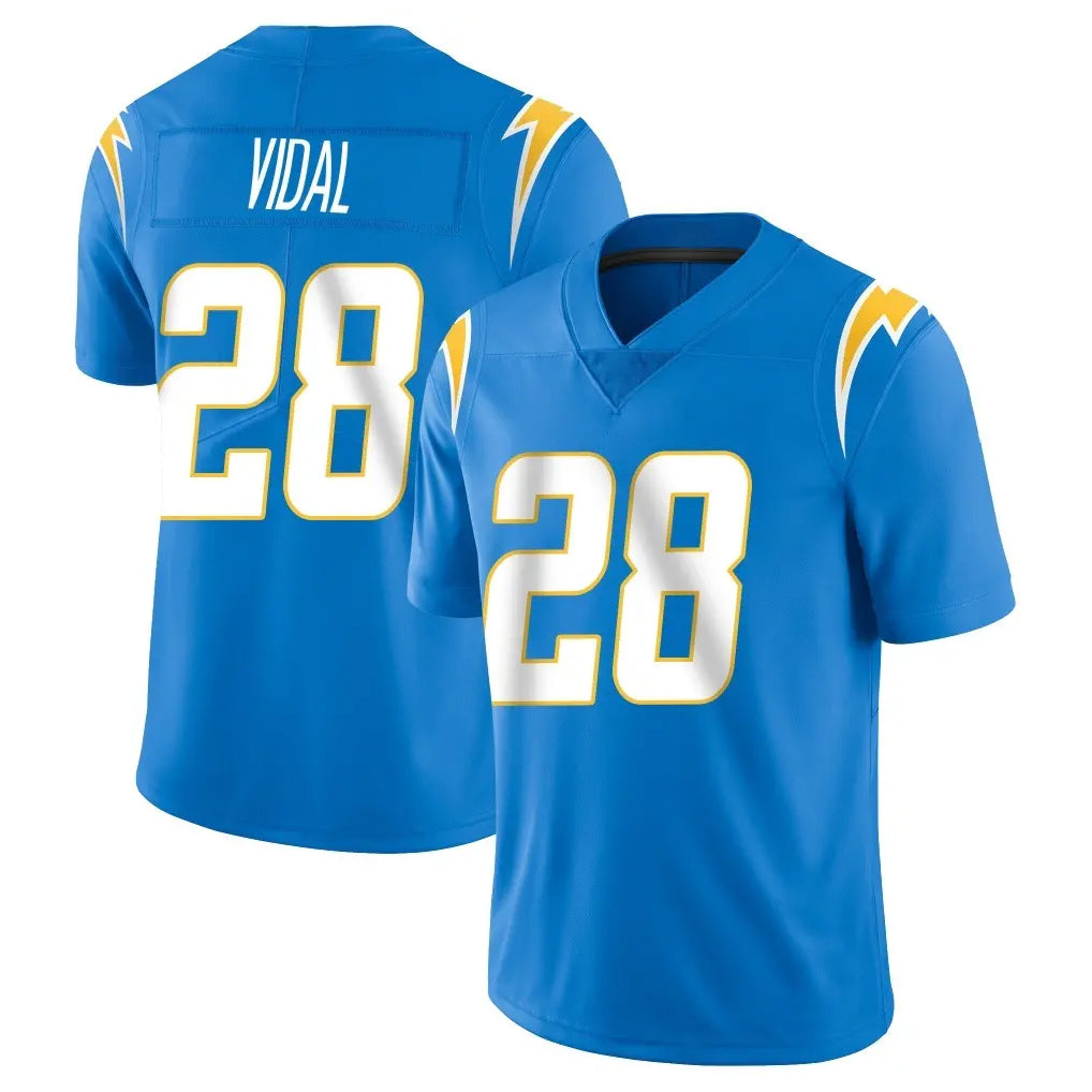 Mdoa LA.Chargers #28 Kimani Vidal Player Blue Limited Vapor Untouchable Home Game Stitched Jerseys