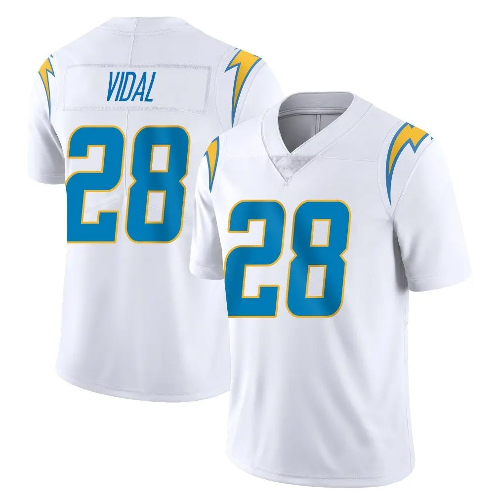 Mdoa LA.Chargers #28 Kimani Vidal Player White Limited Vapor Untouchable Home Game Stitched Jerseys
