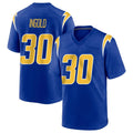 Mdoa LA.Chargers #30 Alec Ingold Player Royal Home Game Stitched Jerseys