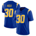 Mdoa LA.Chargers #30 Alec Ingold Player Royal Limited Vapor Home Game Stitched Jerseys