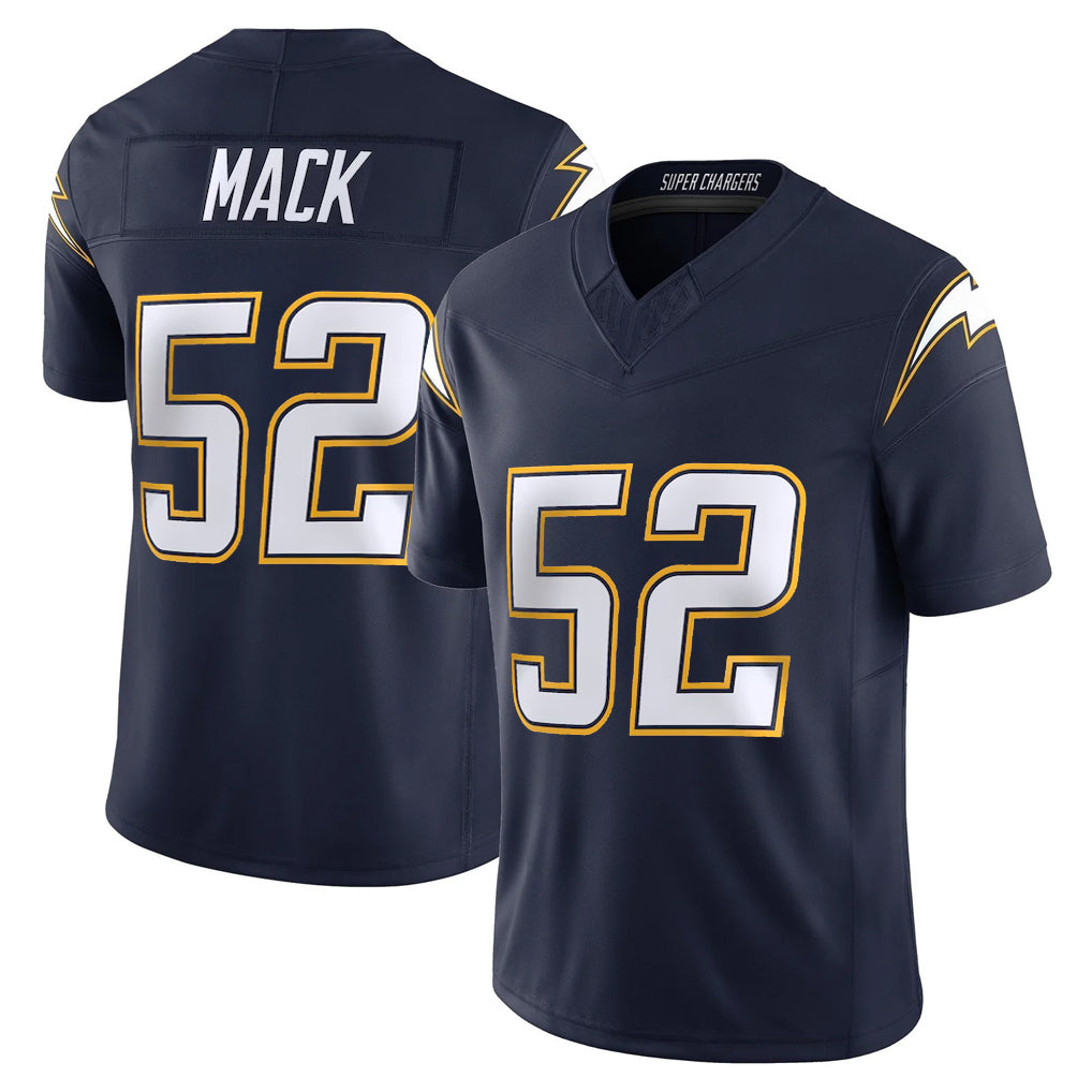Mdoa LA.Chargers #52 Khalil Mack Player Navy Vapor F.U.S.E. Limited Home Game Stitched Jerseys
