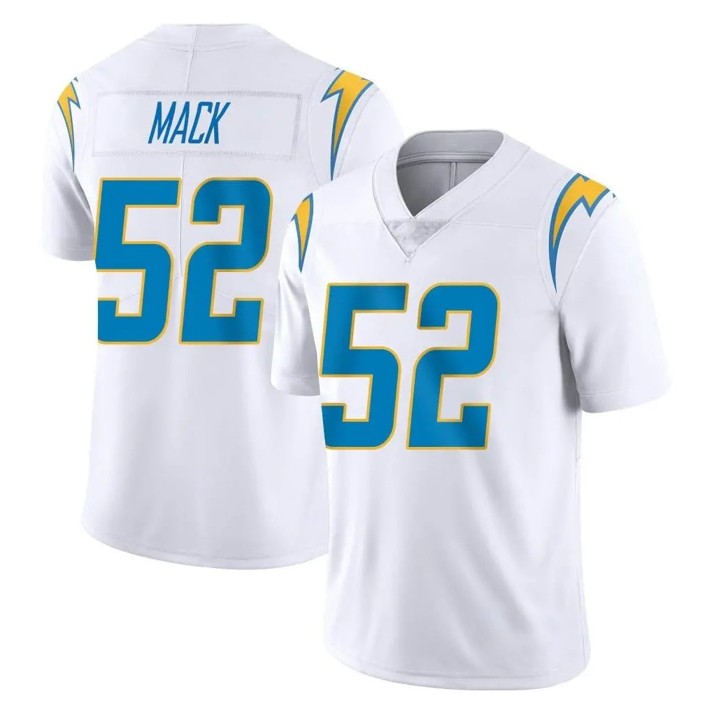Mdoa LA.Chargers #52 Khalil Mack Player White Limited Vapor Untouchable Home Game Stitched Jerseys