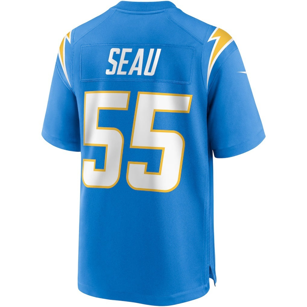 Mdoa LA.Chargers #55 Junior Seau Powder Blue Game Retired Player Stitched Jerseys