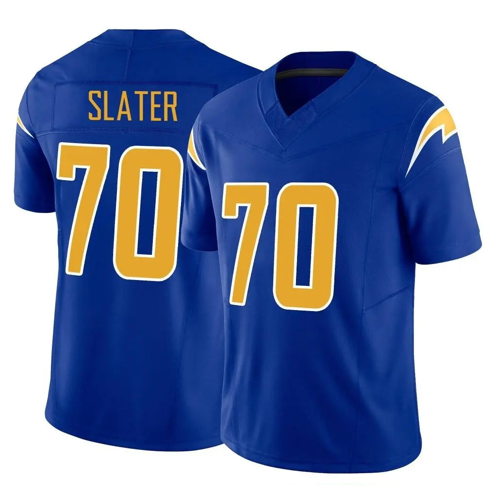 Mdoa LA.Chargers #70 Rashawn Slater Player Royal Limited Vapor F.U.S.E. Home Game Stitched Jerseys