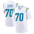 Mdoa LA.Chargers #70 Rashawn Slater Player White Home Game Stitched Jerseys