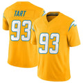 Mdoa LA.Chargers #93 Teair Tart Player Gold Limited Vapor F.U.S.E. Home Game Stitched Jerseys