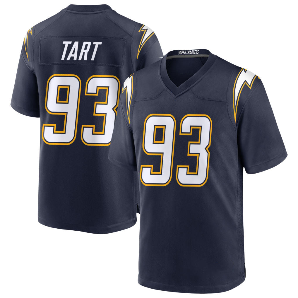 Mdoa LA.Chargers #93 Teair Tart Player Navy Alternate Home Game Stitched Jerseys