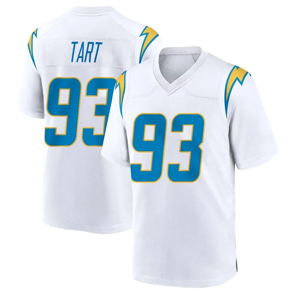 Mdoa LA.Chargers #93 Teair Tart Player White Home Game Stitched Jerseys