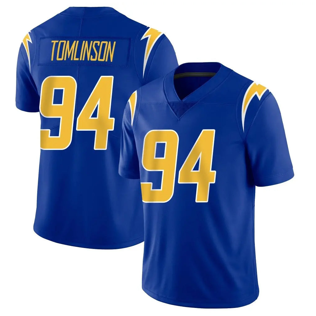 Mdoa LA.Chargers #94 Dalvin Tomlinson Player Royal Limited Vapor Home Game Stitched Jerseys