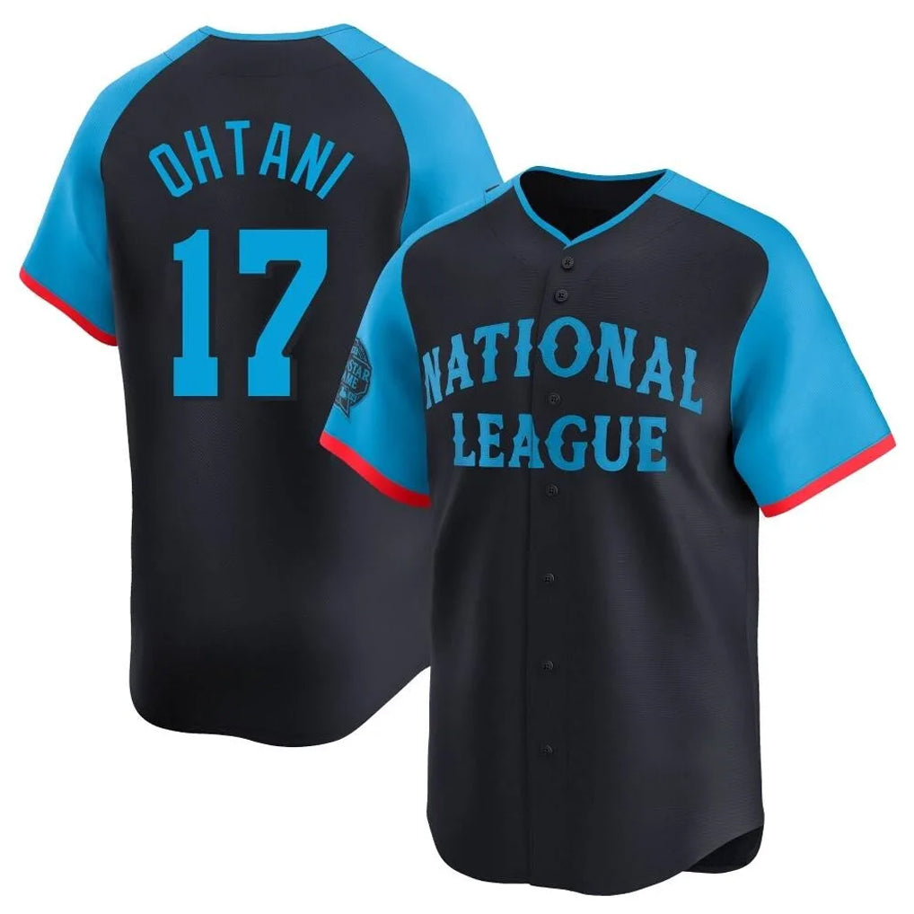Mdoa LA.Dodgers #17 Shohei Ohtani Player Black National League All-Star Limited Home Stitched Jerseys