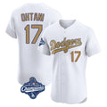 Mdoa LA.Dodgers #17 Shohei Ohtani Player Gold World Series Meet Limited Elite Home Stitched Jerseys