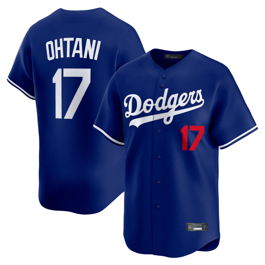 Mdoa LA.Dodgers #17 Shohei Ohtani Player Royal Limited Home Stitched Jerseys