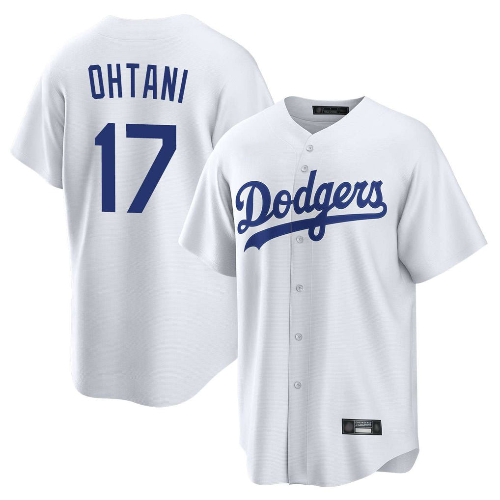Mdoa LA.Dodgers #17 Shohei Ohtani Player White Game Home Stitched Jerseys