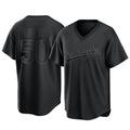 Mdoa LA.Dodgers #50 Mookie Betts Player Black Pitch Fashion T-shirt Stitched Jerseys
