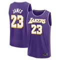 Mdoa LA.Lakers #23 LeBron James Purple Fast Break Stitched Jerseys - Statement Edition