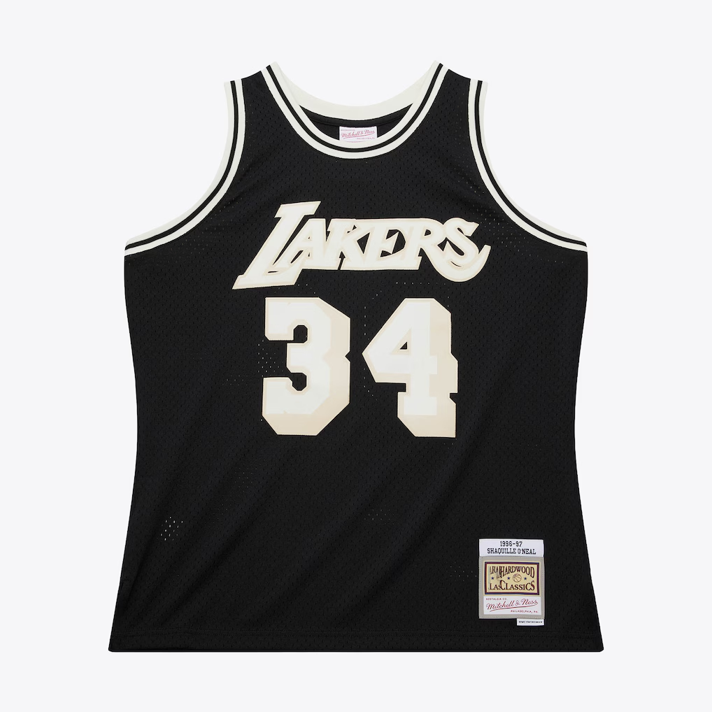 Mdoa LA.Lakers #34 Steve Nash Mitchell & Ness Off Court Swingman Stitched Jerseys