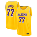 Mdoa LA.Lakers #77 Luka Don?i? Gold Fast Break Replica Player Stitched Jerseys - Icon Edition