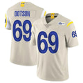 Mdoa LA.Rams #69 Kevin Dotson Player Bone Limited Vapor Home Game Stitched Jerseys