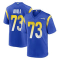 Mdoa LA.Rams #73 Steve Avila Player Royal Home Game Stitched Jerseys