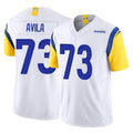Mdoa LA.Rams #73 Steve Avila Player White Limited Vapor F.U.S.E. Home Game Stitched Jerseys