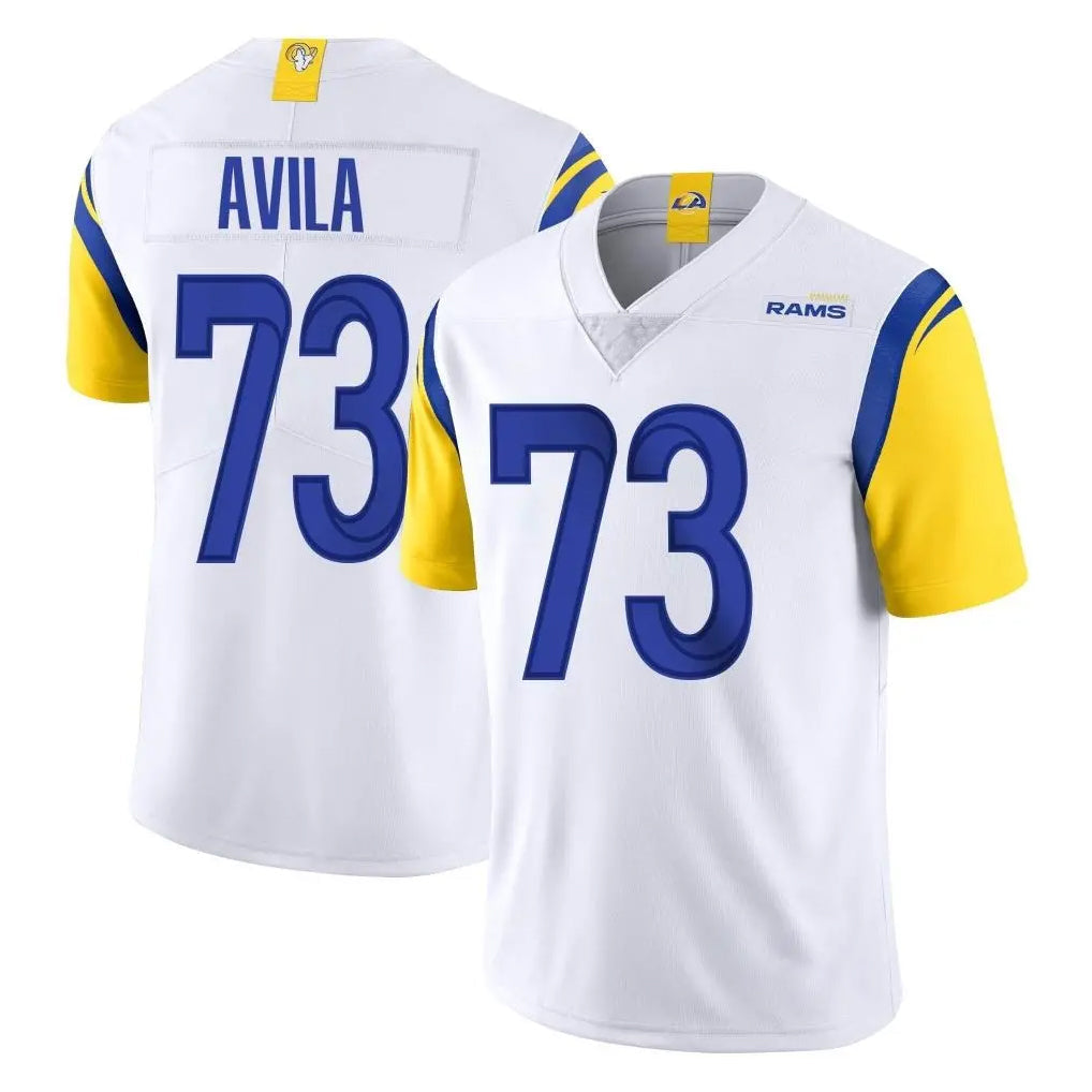 Mdoa LA.Rams #73 Steve Avila Player White Limited Vapor Untouchable Home Game Stitched Jerseys