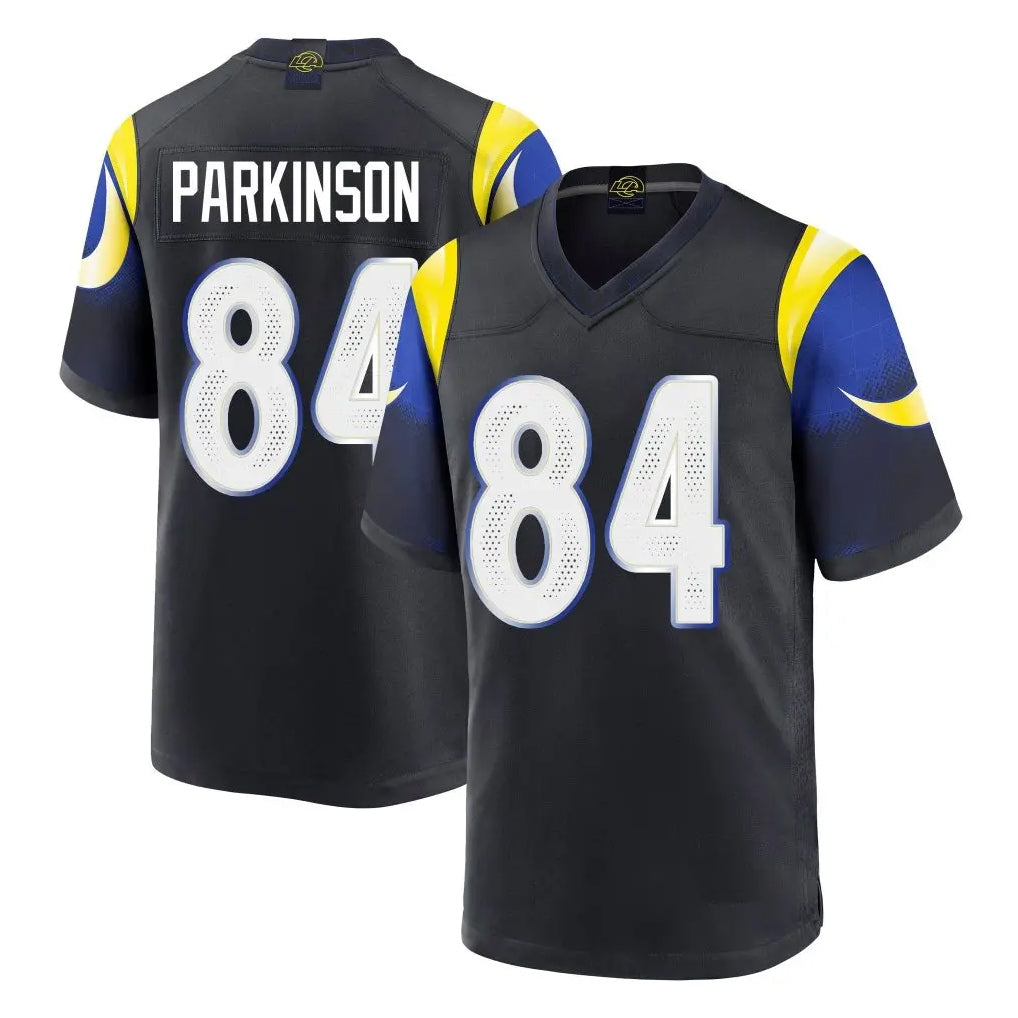 Mdoa LA.Rams #84 Colby Parkinson Player Black Midnight Rivalries Collection Home Game Stitched Jerseys