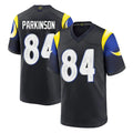 Mdoa LA.Rams #84 Colby Parkinson Player Black Midnight Rivalries Collection Home Game Stitched Jerseys