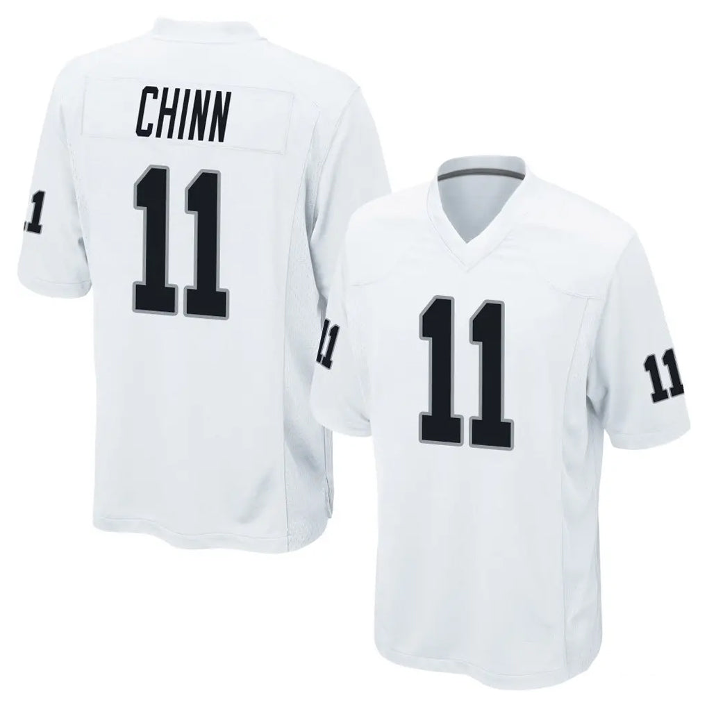 Mdoa LV.Raiders #11 Jeremy Chinn Player White Home Game Stitched Jerseys