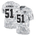 Mdoa LV.Raiders #51 Malcolm Koonce Player Arctic Camo Salute To Service Limited Game Stitched Jerseys
