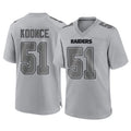 Mdoa LV.Raiders #51 Malcolm Koonce Player Gray Atmosphere Fashion Limited Game Stitched Jerseys
