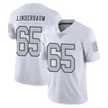 Mdoa LV.Raiders #65 Tyler Linderbaum Player White Limited Color Rush Home Game Stitched Jerseys