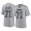 Mdoa LV.Raiders #71 DJ Glaze Player Gray Atmosphere Fashion Limited Game Stitched Jerseys