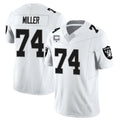 Mdoa LV.Raiders #74 Kolton Miller Player White Vapor Limited Elite Home Game Stitched Jerseys