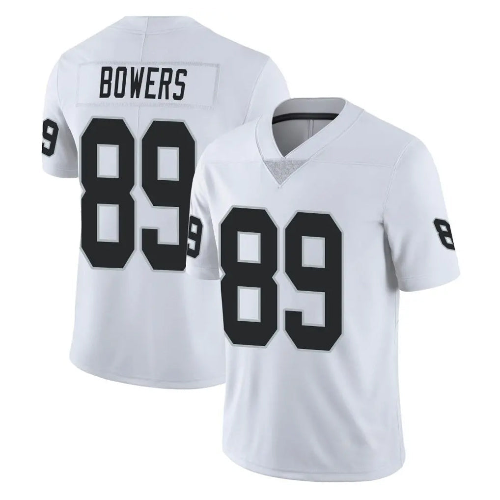 Mdoa LV.Raiders #89 Brock Bowers Player White Limited Vapor Untouchable Home Game Stitched Jerseys