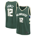 Mdoa M.Bucks #12 Taurean Prince Hunter Green Fast Break Replica Player Jerseys - Icon Edition