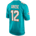 Mdoa M.Dolphins #12 Bob Griese Player Aqua Game Stitched Jerseys