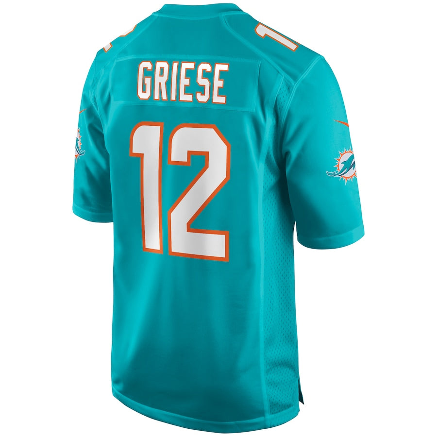 Mdoa M.Dolphins #12 Bob Griese Player Aqua Game Stitched Jerseys