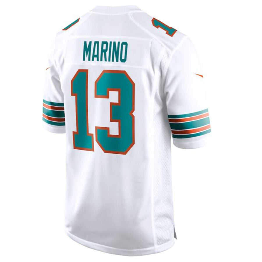 Mdoa M.Dolphins #13 Dan Marino White Retired Player Jersey American Stitched Jersey