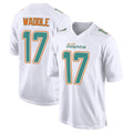 Mdoa M.Dolphins #17 Jaylen Waddle Player White Fashion Game Stitched Jerseys