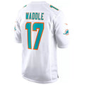 Mdoa M.Dolphins #17 Jaylen Waddle Player White Home Game Stitched Jerseys