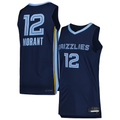 Mdoa M.Grizzlies #12 Ja Morant Navy Authentic Stitched Jerseys- Icon Edition