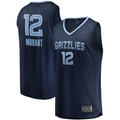 Mdoa M.Grizzlies #12 Ja Morant Navy Fast Break Replica Stitched Jerseys- Icon Edition