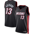 Mdoa M.Heat #13 Bam Adebayo kounmpo Black Fast Break Jerseys - Icon Edition