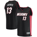 Mdoa M.Heat #13 Bam Adebayo Black Fast Break Replica Player Jerseys - Icon Edition