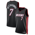 Mdoa M.Heat #7 Giannis Antetokounmpo Black Swingman Jerseys - Icon Edition
