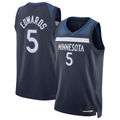 Mdoa M.Timberwolves #5 Anthony Edwards Navy Swingman Stitched Jerseys- Icon Edition