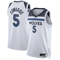 Mdoa M.Timberwolves #5 Anthony Edwards White Swingman Stitched Jerseys - Association Edition