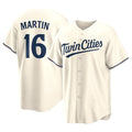 Mdoa M.Twins #16 Austin Martin Player Cream Game Limited Home Stitched Jerseys